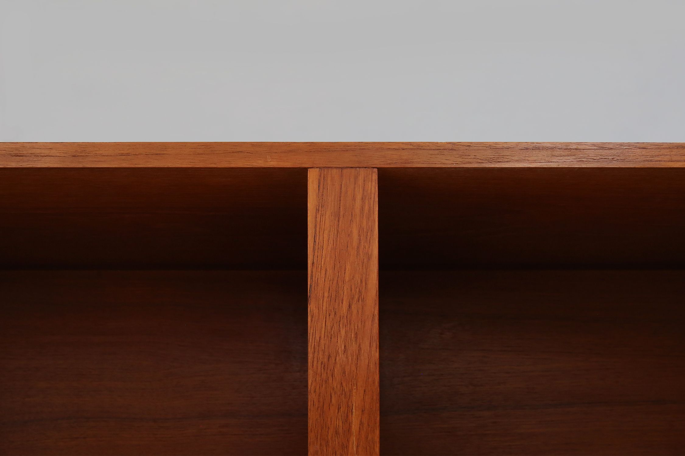 Mid‑Century Belgian Teak Cabinet or Bookcase, 1960sthumbnail